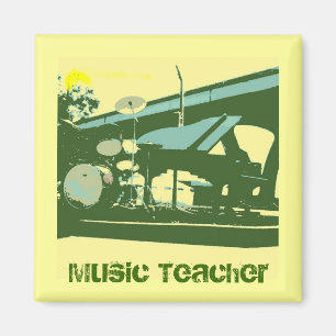 Musik/Musiker/Lehrer Magnet