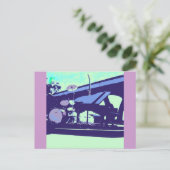 Musik/Musiker Postkarte (Stehend Vorderseite)