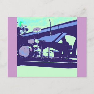 Musik/Musiker Postkarte