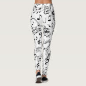 Musik, Musikhinweise Leggings (Rückseite)