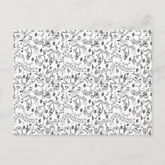 Musik, Musikhinweise Postkarte