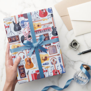 Musik Musikinstrumente Geschenkpapier
