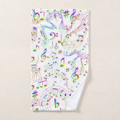 Musik, Musikstifte Badhandtuch Set (Handtuch)