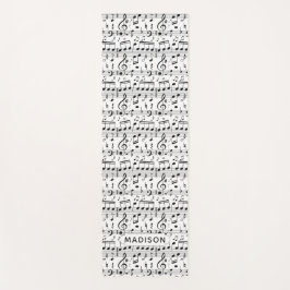 Musik-Muster-Name-Yogamatte Yogamatte