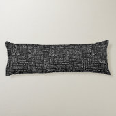 MUSIK-Muster-Wortwolke Seitenschläferkissen (Rückseite)