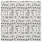Musik-Mustergewebe Stoff (Muster)