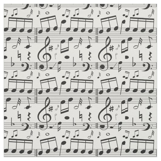 Musik-Mustergewebe Stoff (Muster)