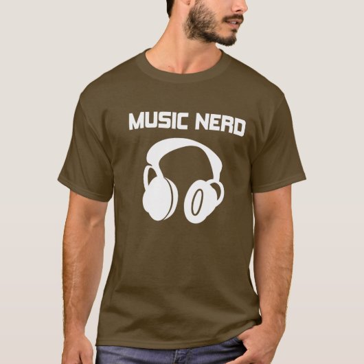Musik-Nerd T-Shirt (Vorderseite)
