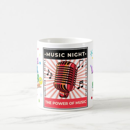 MUSIK NIGHT, INNER RAINBOW KAFFEETASSE (Mittel)