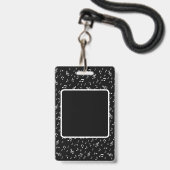 Musik, Note, Clemente, Band, Symbol, glänzend, ele Ausweis (Vorderseite mit Lanyard)