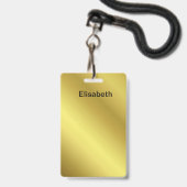 Musik, Note, Clemente, Band, Symbol, glänzend, ele Ausweis (Rückseite mit Lanyard)