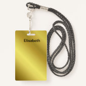 Musik, Note, Clemente, Band, Symbol, glänzend, ele Ausweis (Rückseite mit Schlüsselband)