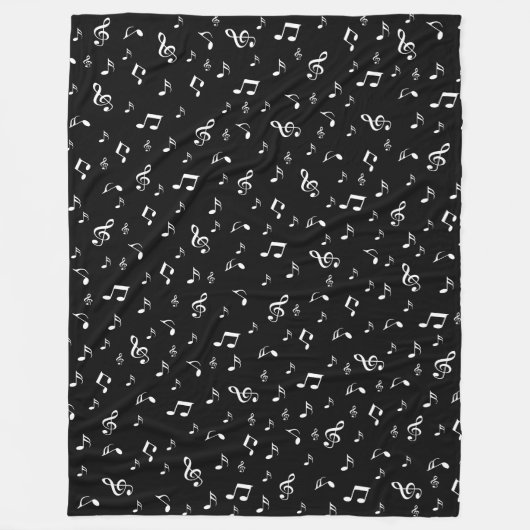 Musik, Note, Clemente, Band, Symbol, glänzend, ele Fleecedecke (Vorderseite)