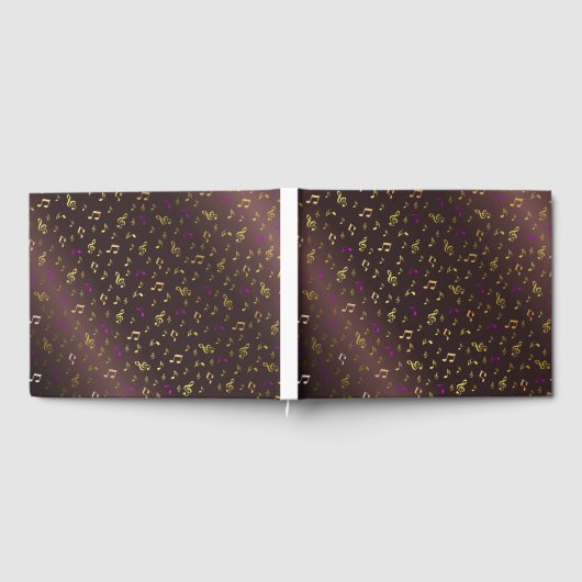 Musik, Note, Clemente, Band, Symbol, glänzend, ele Gästebuch (Voll)