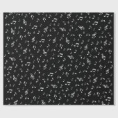 Musik, Note, Clemente, Band, Symbol, glänzend, ele Geschenkpapier (Flach)