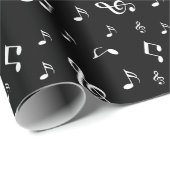 Musik, Note, Clemente, Band, Symbol, glänzend, ele Geschenkpapier (Rolleneckpunkt)