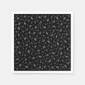 Musik, Note, Clemente, Band, Symbol, glänzend, ele Serviette (Vorderseite)