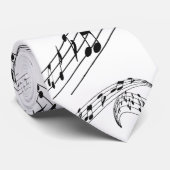 MUSIK NOTES-TIE KRAWATTE (Gerollt)