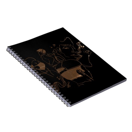 Musik Notizblock (Rechte Seite)