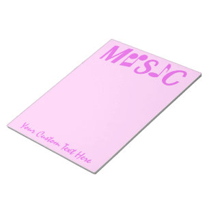 MUSIK-Notizblock Notizblock