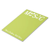 MUSIK-Notizblock Notizblock (angewinkelt)
