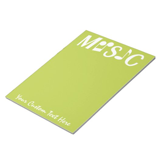 MUSIK-Notizblock Notizblock (angewinkelt)