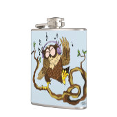 Musik Owl Flachmann (Links)