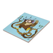 Musik Owl Fliese (Seite)