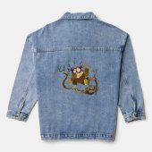 Musik Owl Jeansjacke (Rückseite)