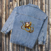 Musik Owl Jeansjacke
