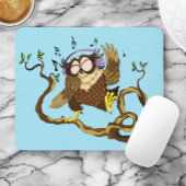 Musik Owl Mousepad
