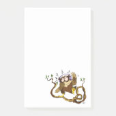 Musik Owl Post-it Klebezettel (Vorderseite)