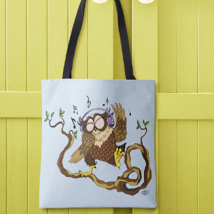 Musik Owl Tasche