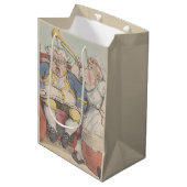 Musik - Papiertasche Mittlere Geschenktüte (Vorderseite Schrägansicht)