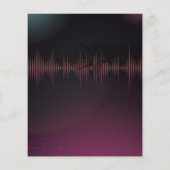 Musik Party Einladung, Party Night Flyer (Hinten)