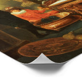 Musik-Party im Palast mit Poster (Ecke)