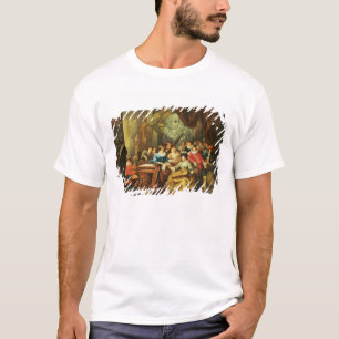 Musik-Party in einem Palatial Innenraum mit T-Shirt