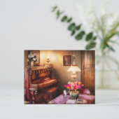 Musik - Piano - Der Musiksaal Postkarte (Stehend Vorderseite)