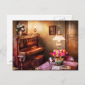 Musik - Piano - Der Musiksaal Postkarte (Vorne/Hinten)