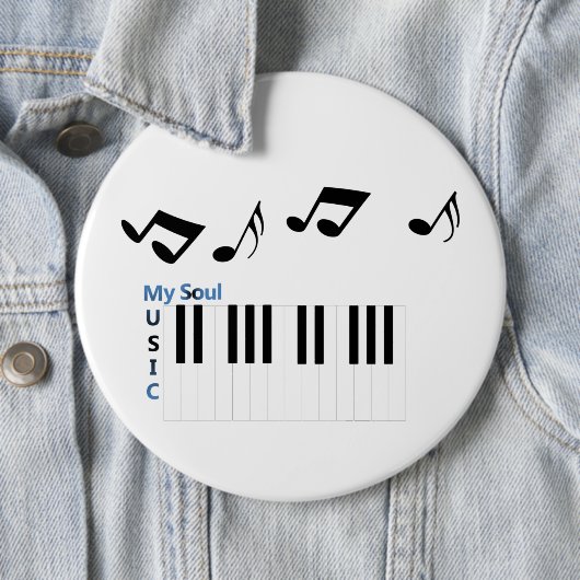 Musik Piano Key Musiknote Button (Beispiel)