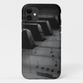Musik Piano Keys Case-Mate iPhone Hülle (Rückseite)