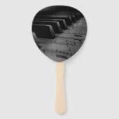 Musik Piano Keys Fächer (Rückseite)