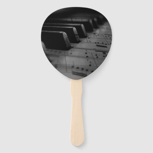 Musik Piano Keys Fächer (Vorderseite)