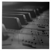 Musik Piano Keys Fliese (Vorderseite)