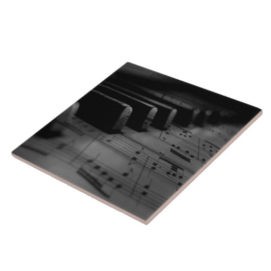 Musik Piano Keys Fliese (Seite)