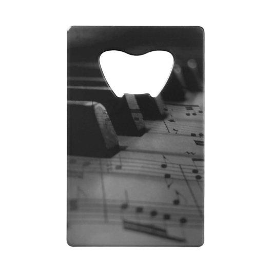 Musik Piano Keys Geldbeutel Flaschenöffner (Vorderseite)