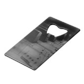 Musik Piano Keys Geldbeutel Flaschenöffner (Vorderseite Schrägansicht)