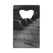 Musik Piano Keys Geldbeutel Flaschenöffner (Rückseite)