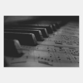 Musik Piano Keys Geschenkpapier Set (Vorderseite 2)
