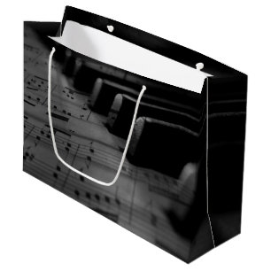 Musik Piano Keys Große Geschenktüte